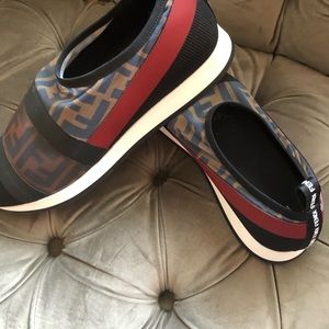 Fendi runway FF mesh sneakers